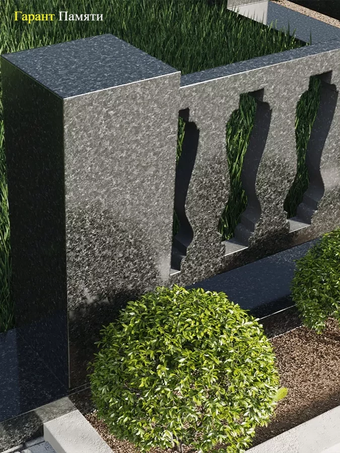 Ограда из гранита "Балясина"